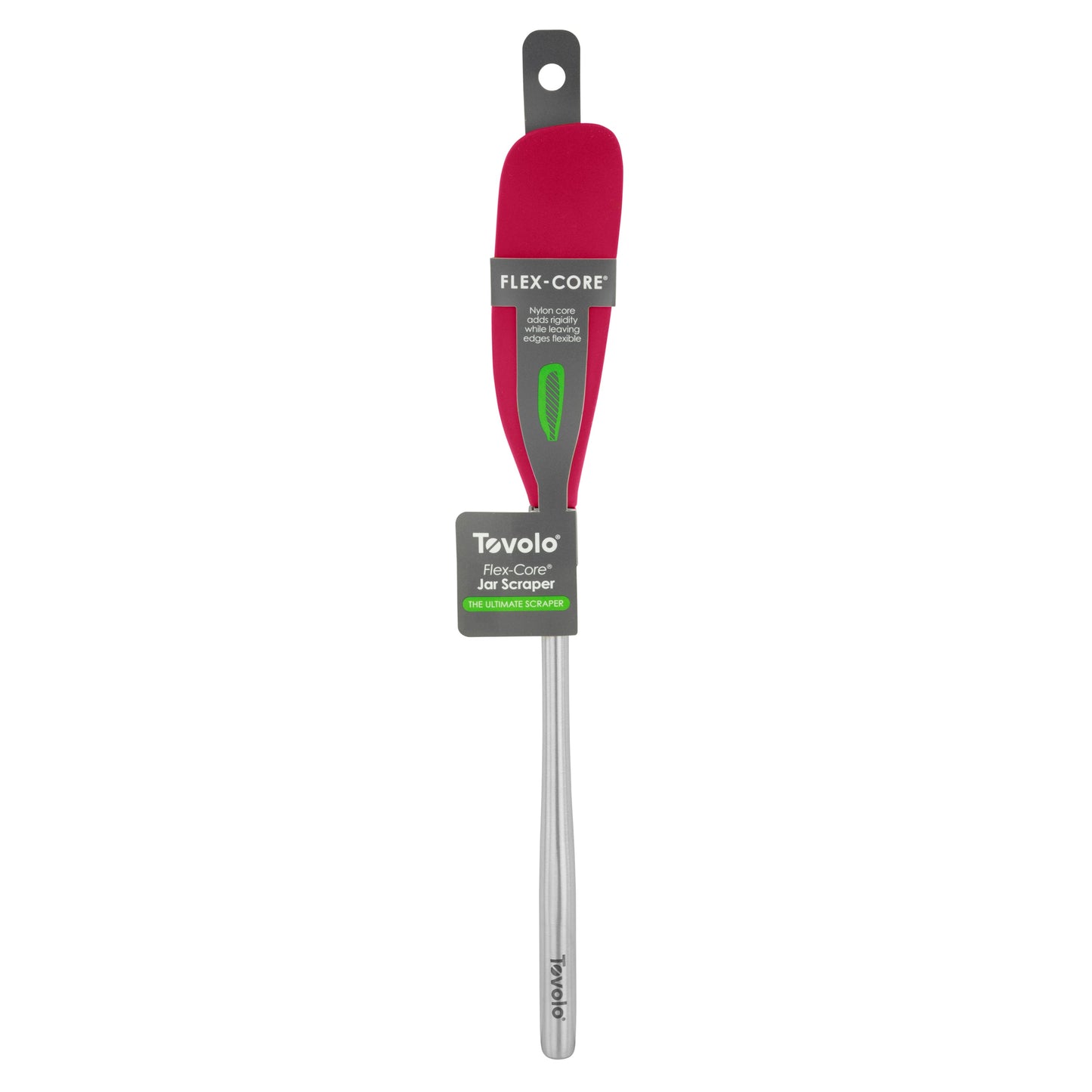 Flex-Core® Silicone and Stainless Steel Jar Scraper