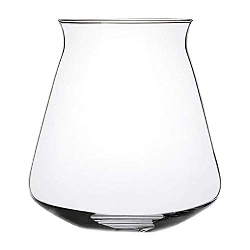 Stemless Teku Barrel Aged Beer Glass - Craft Beer Tulip Taster or Small Pour Glasses - Doubles as a Bourbon or Whiskey Snifter Taster - Set of 2