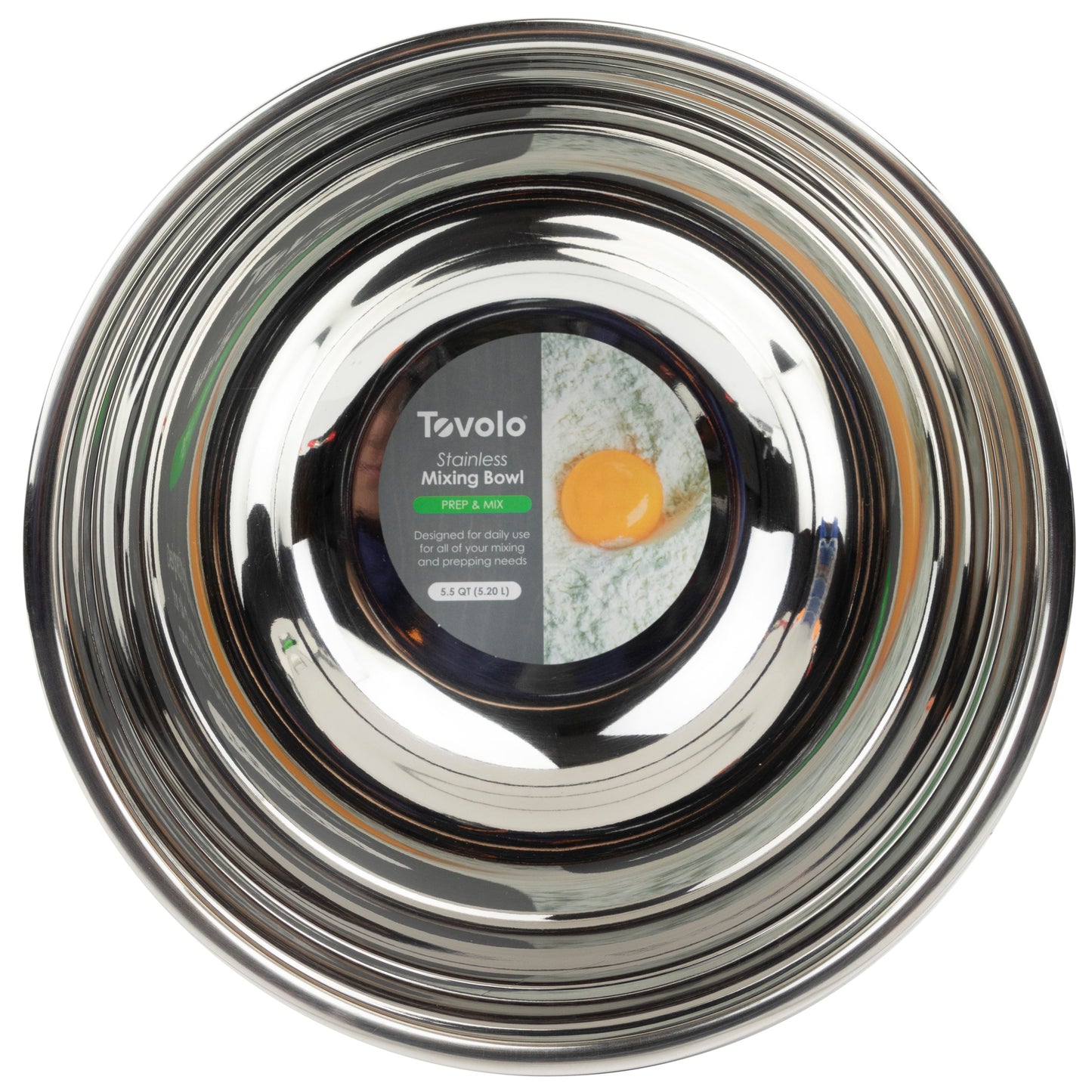 Stainless Steel Mixing Bowl 5.5 QT