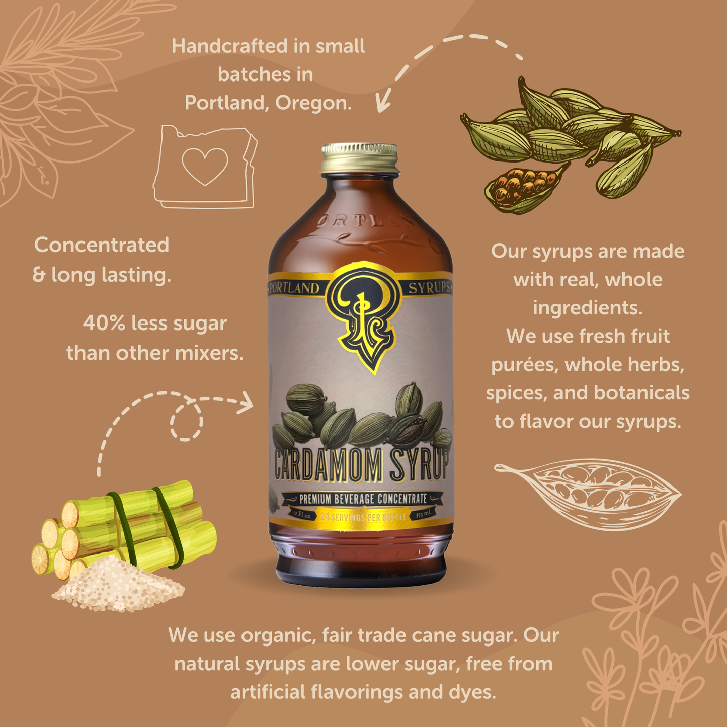 Portland Syrups Cardamom Syrup