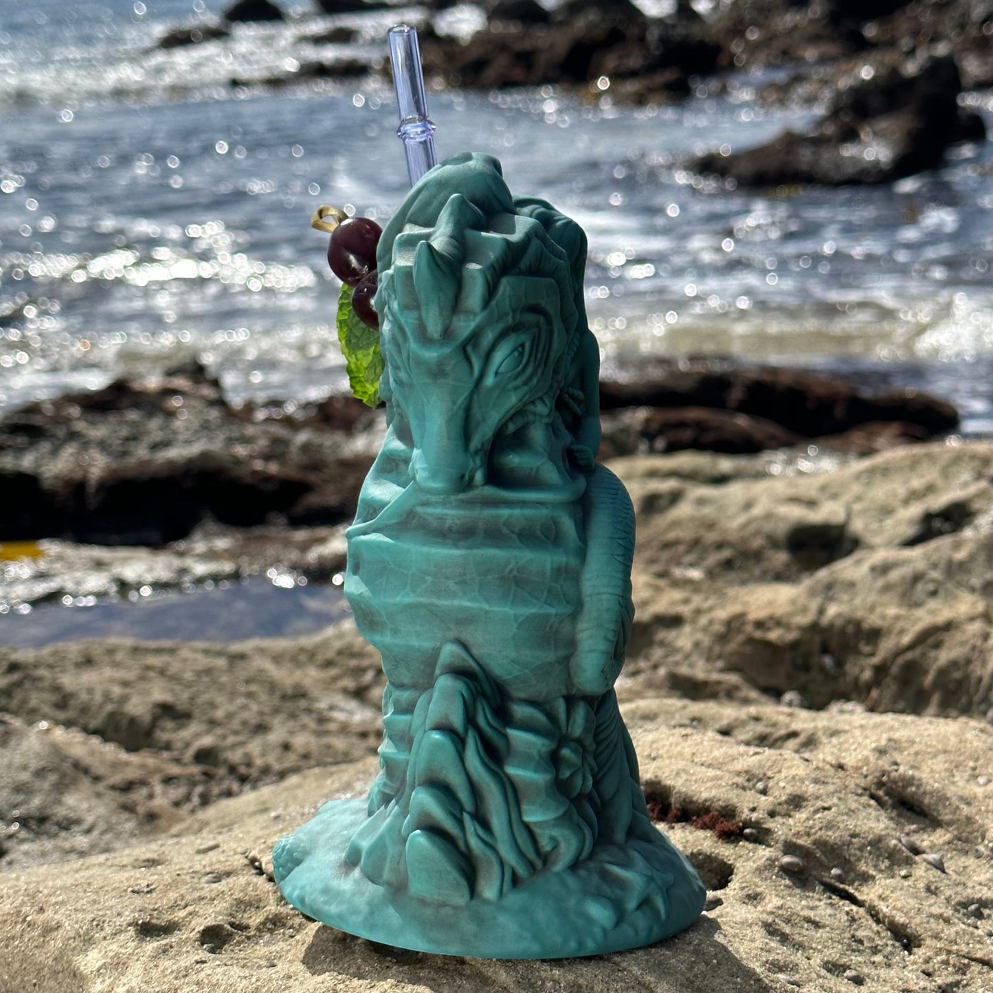 Siren of the Seas Tiki Mug, sculpt by Thor - Ready to Ship! (FREE SHIPPING in U.S.)