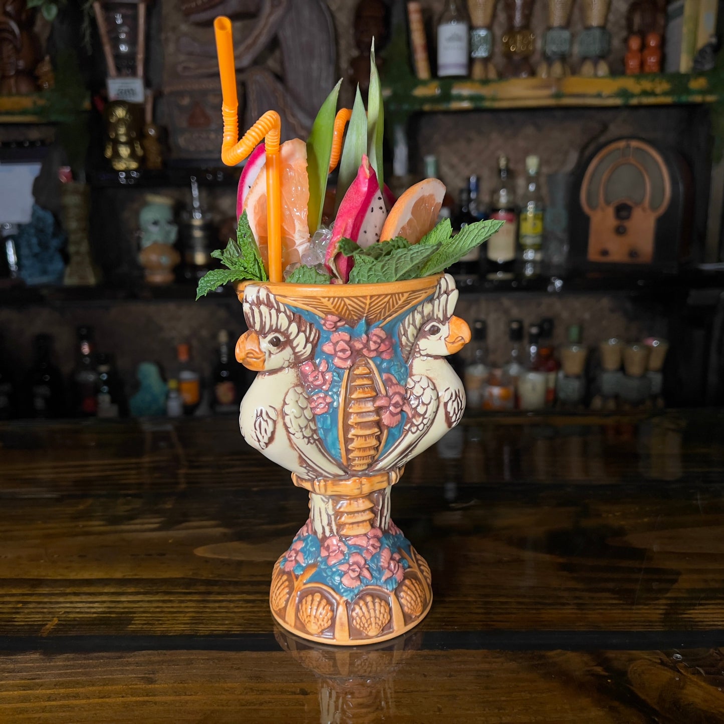 The Glee Club Tiki Mug, designed and sculpted by Thor - Ready to Ship! (FREE SHIPPING in U.S.)
