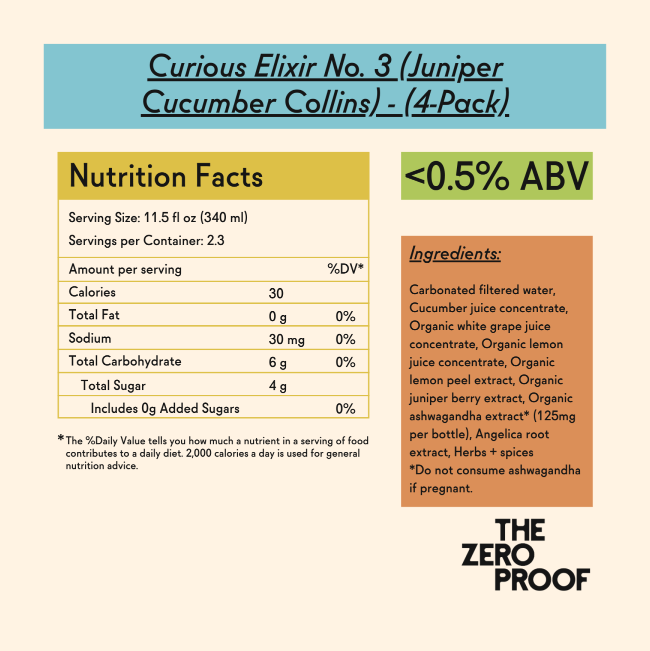 Curious Elixir No. 3 (Tom Collins)