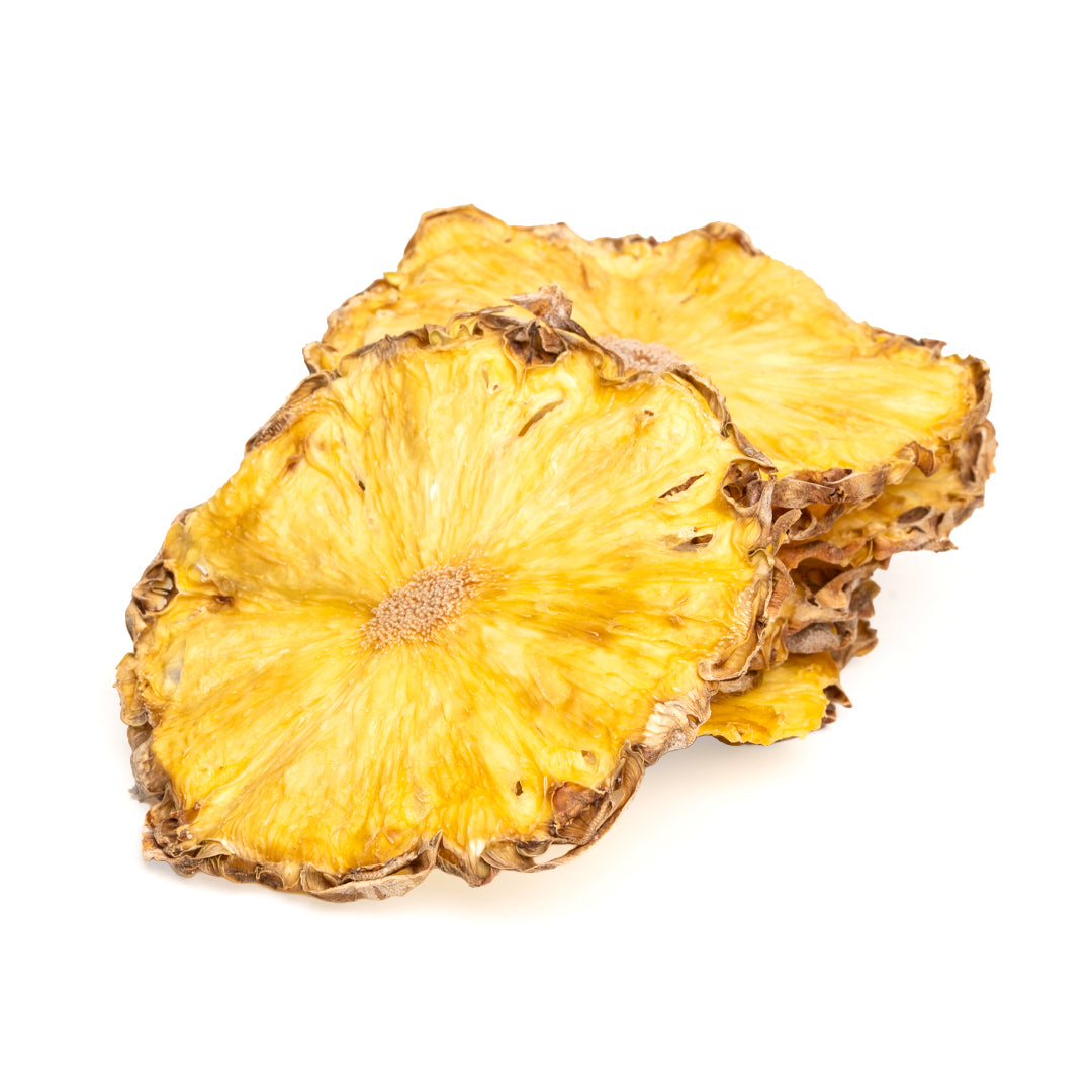 Dehydrated Pineapple Wheel Garnish