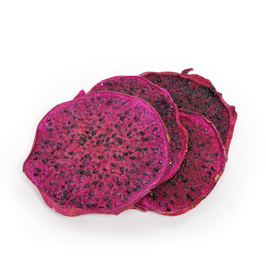 Dehydrated Dragon Fruit Red Wheel Garnish