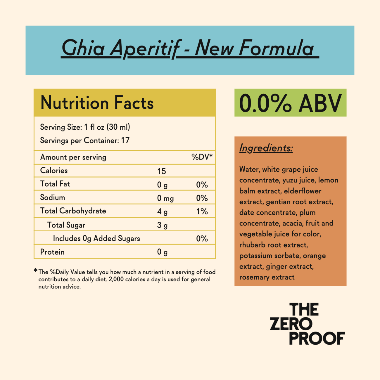 Ghia Aperitif - New Formula (535 mL)