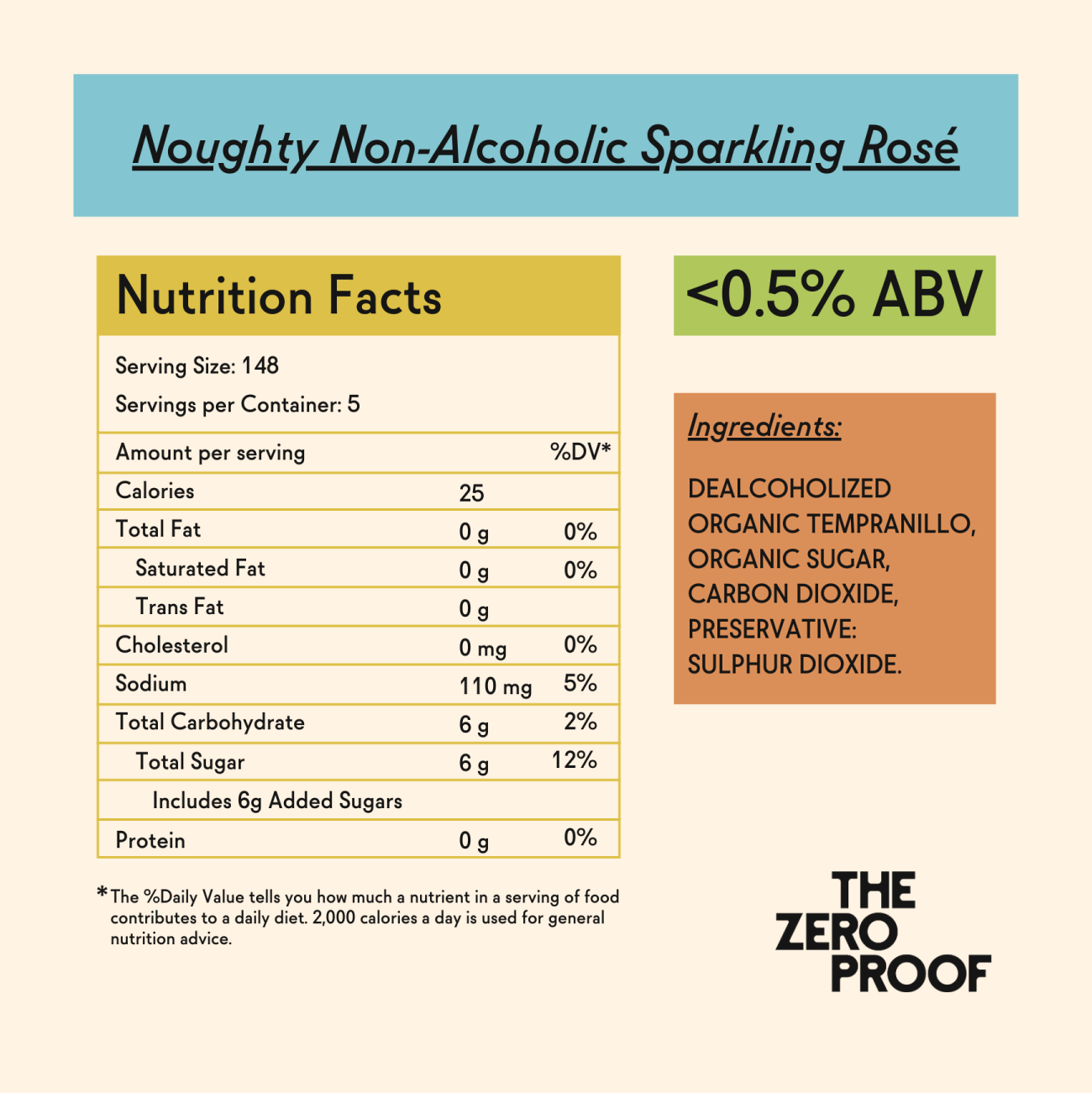 Noughty Non-Alcoholic Sparkling Rosé