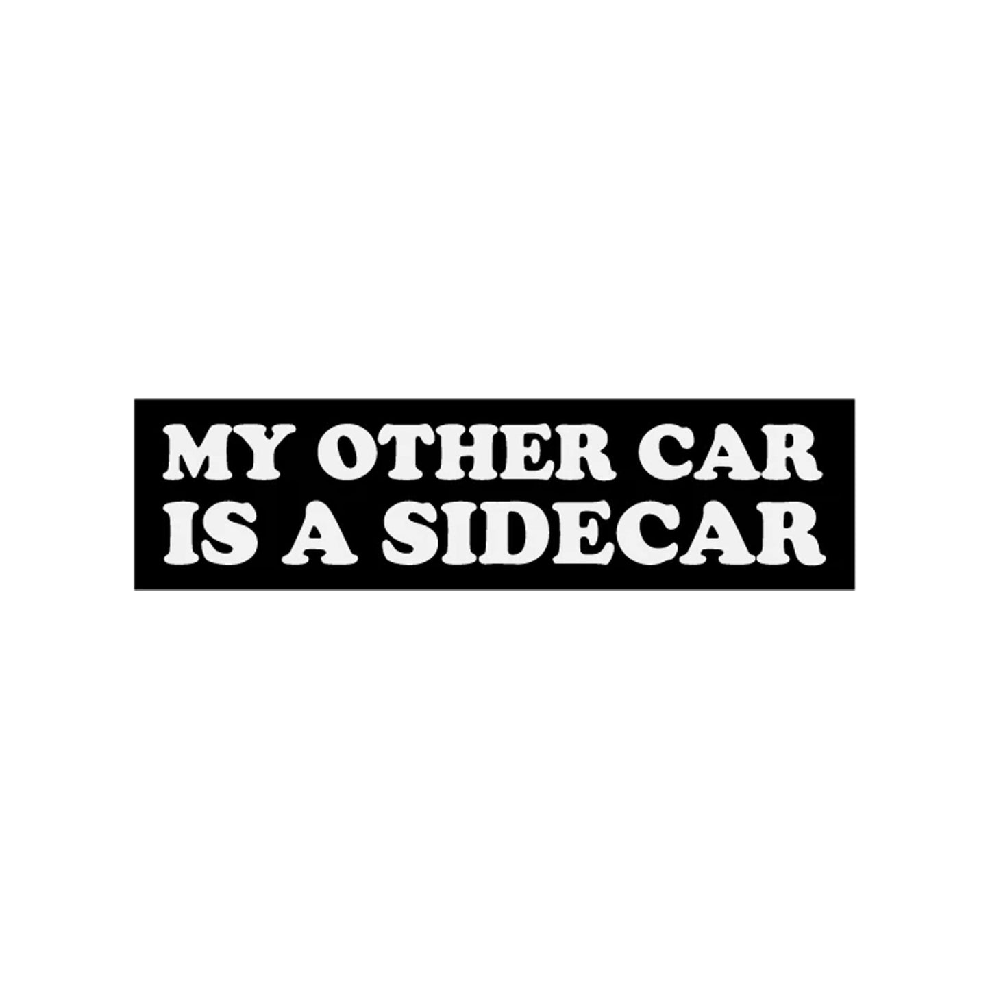 My Other Car is a Sidecar Sticker