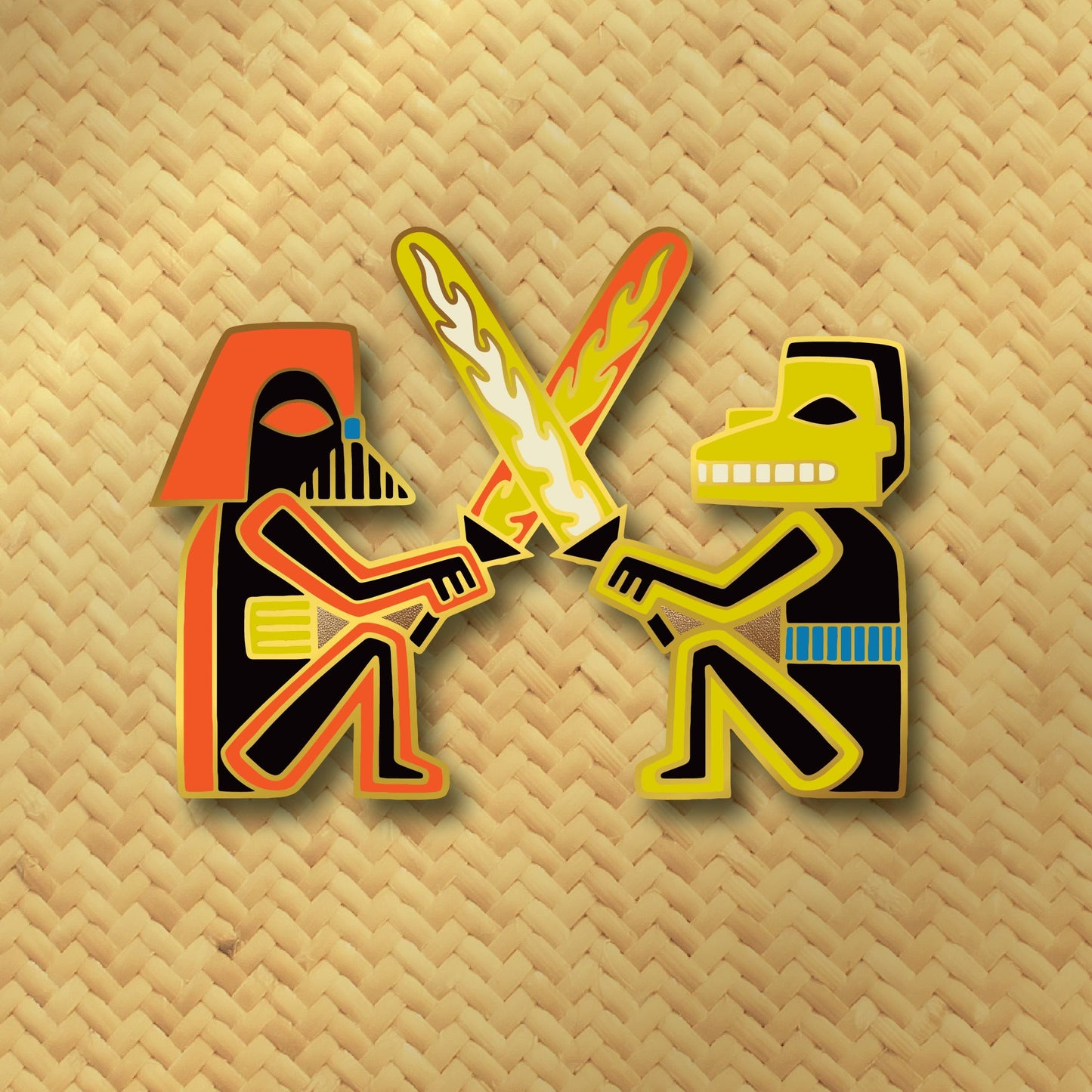 'War Drums' Enamel Pin - Ready to Ship