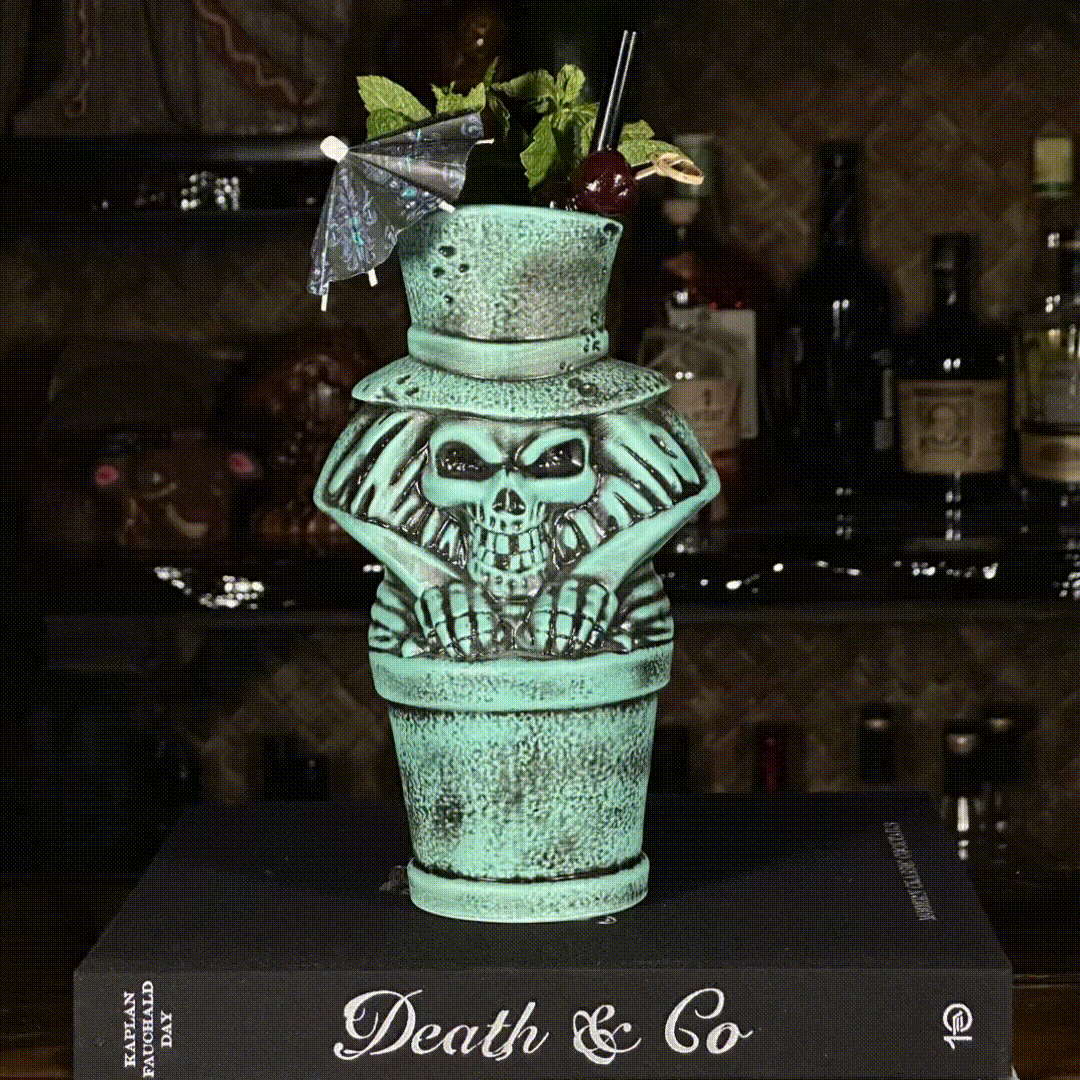 Thor's Haunted Hatbox Tiki Mug - Ready to Ship! (FREE SHIPPING in U.S.)