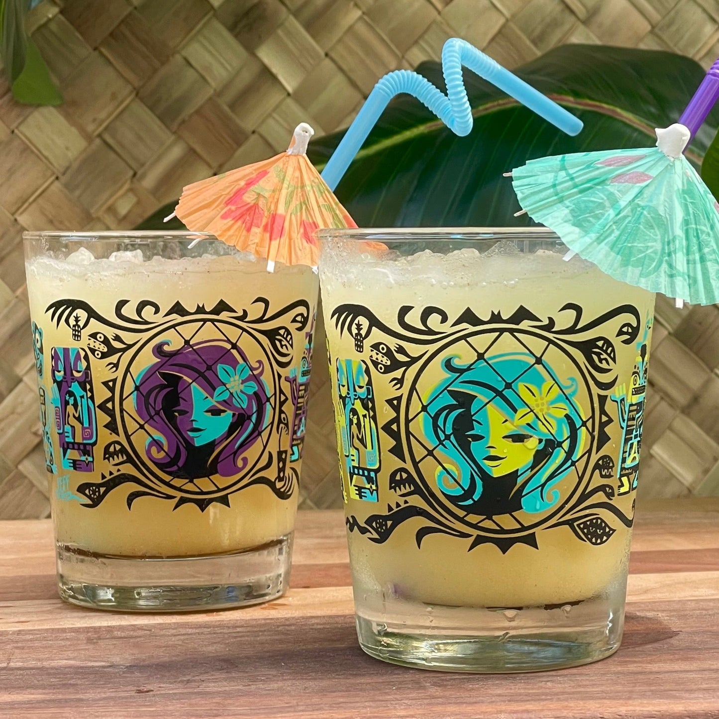 Jeff Granito's 'Calling All Spirits' Mai Tai Cocktail Glass (1) - Ready to Ship!