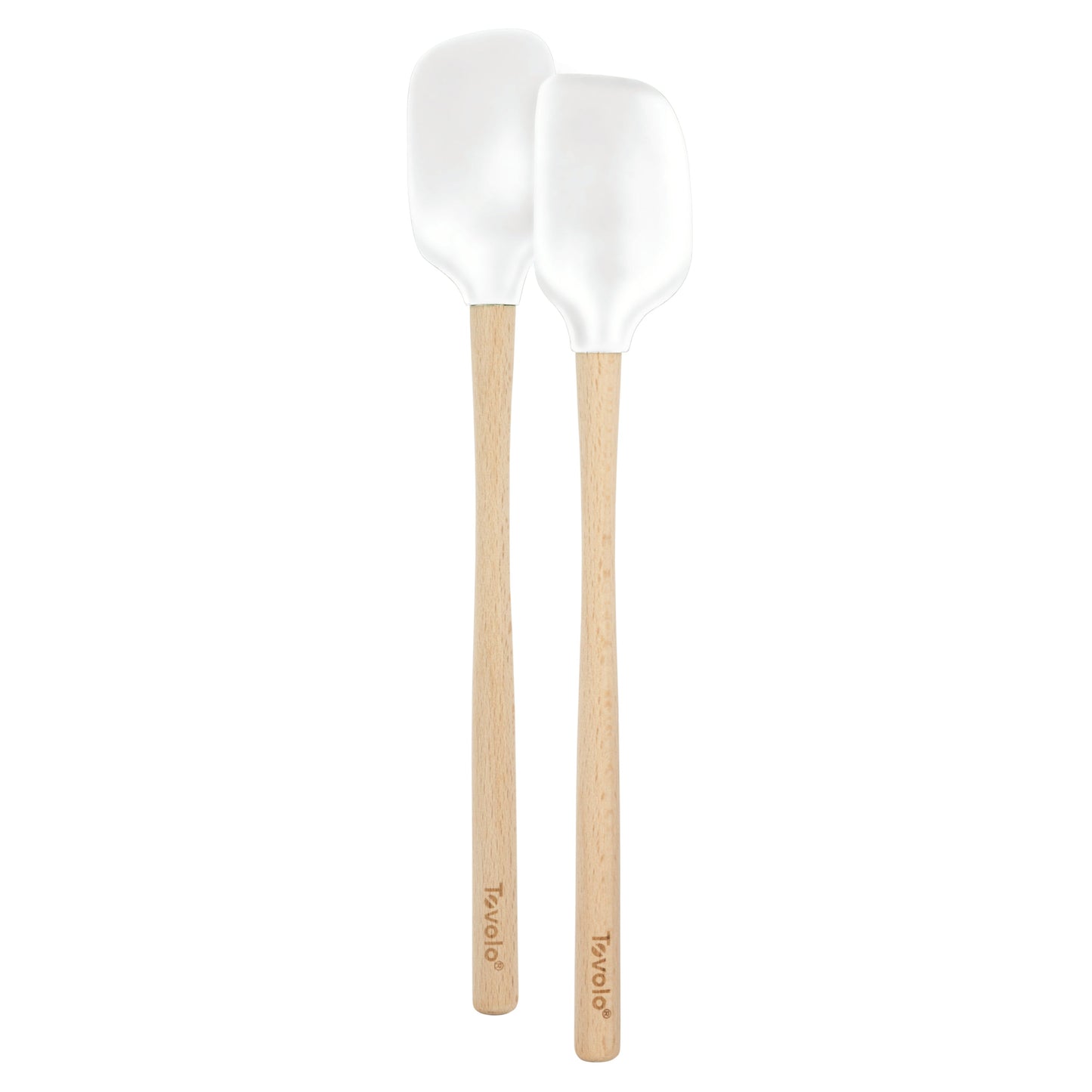Flex-Core® Mini Spatula + Spoonula with Wood Handle