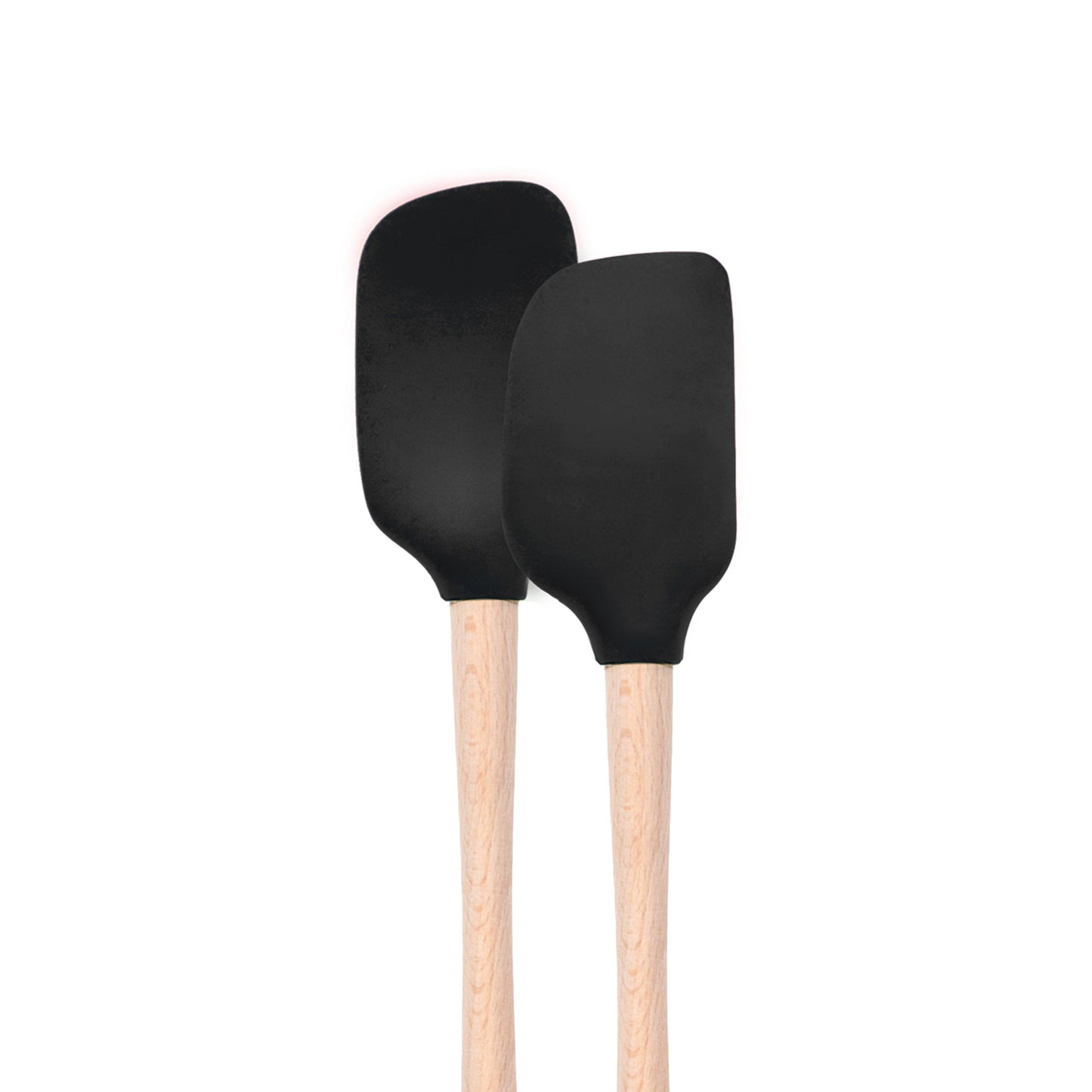 Flex-Core® Mini Spatula + Spoonula with Wood Handle