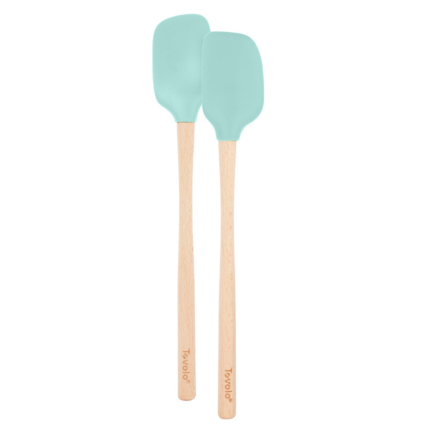 Flex-Core® Mini Spatula + Spoonula with Wood Handle