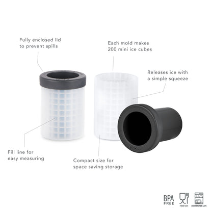 Squeeze & Release Mini Ice Cylinders - Set of 2