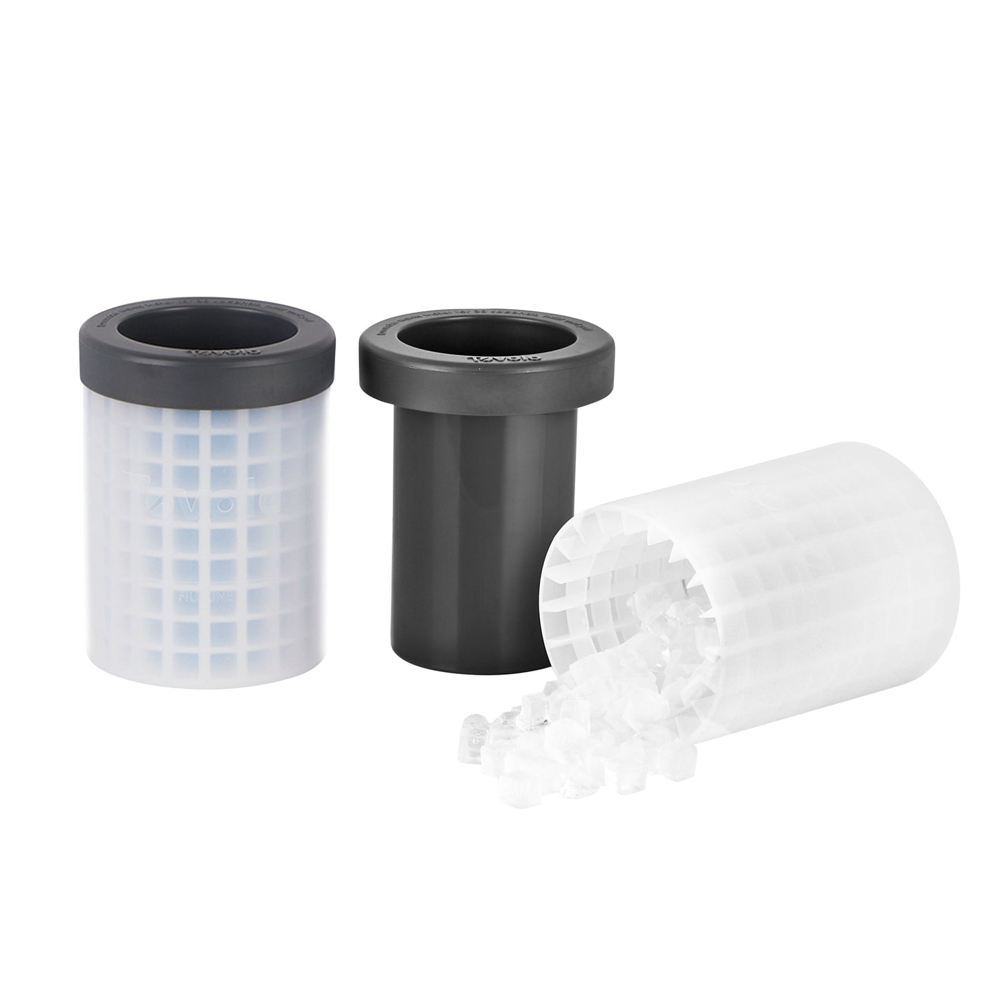 Squeeze & Release Mini Ice Cylinders - Set of 2