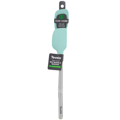 Flex-Core® Mini Spatula + Spoonula with Stainless Steel Handle