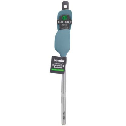 Flex-Core® Mini Spatula + Spoonula with Stainless Steel Handle