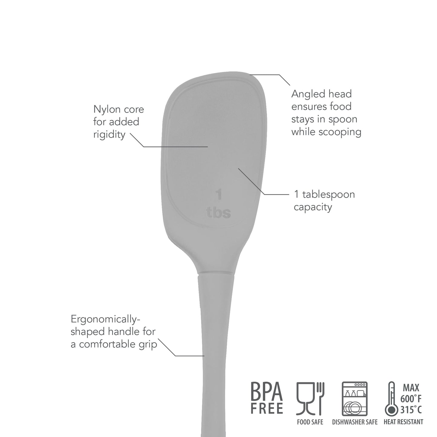 Flex-Core Silicone Deep Spoonula