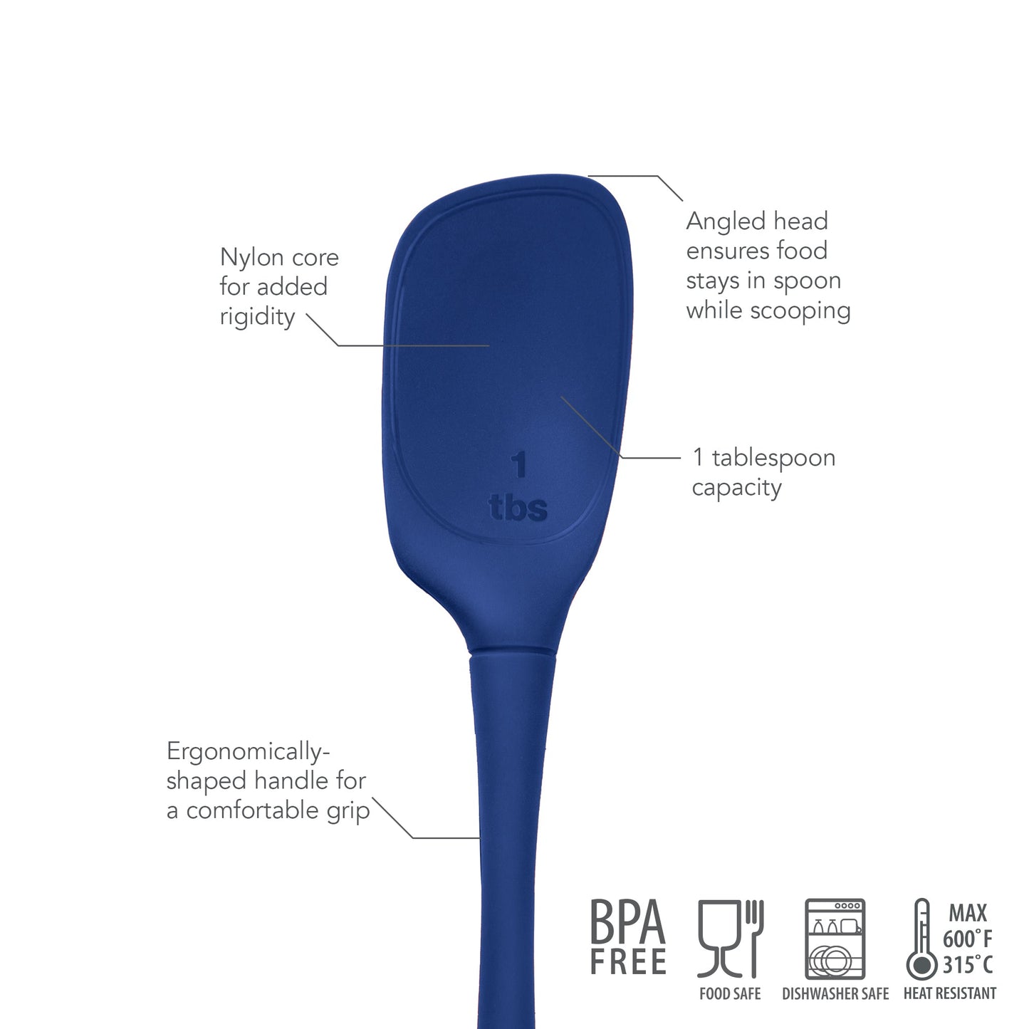Flex-Core Silicone Deep Spoonula