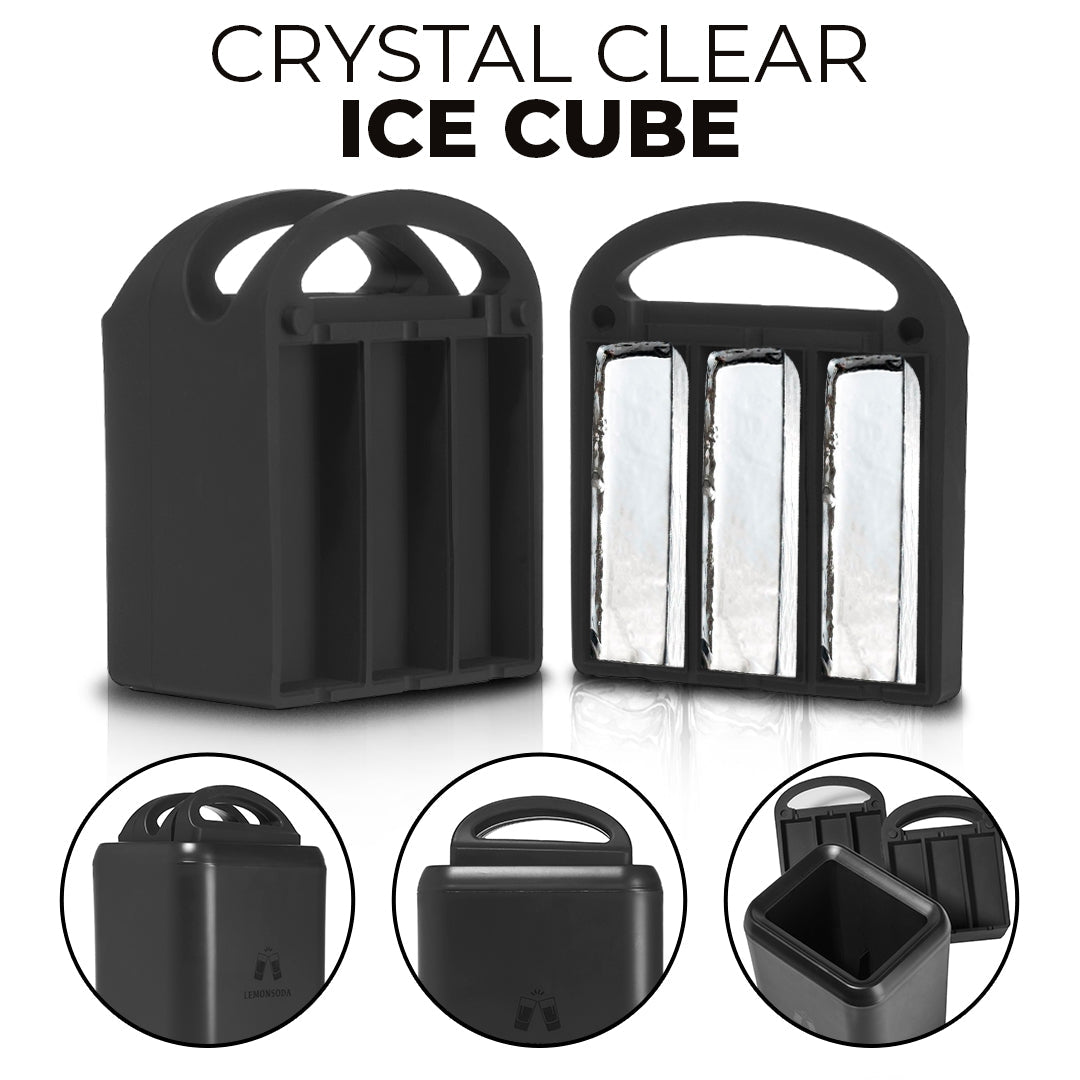 Lemonsoda -  Crystal Clear Highball Ice Cube Maker Mold- 6  4.5" Spear Ice