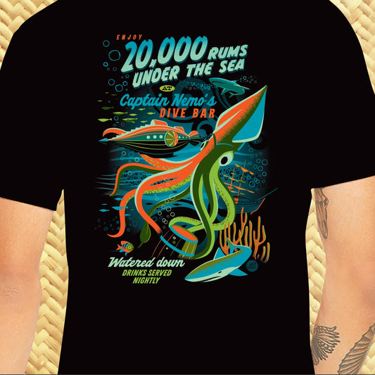 Jeff Granito's '20,000 Rums Under The Sea' Unisex Tee - Ready to Ship!