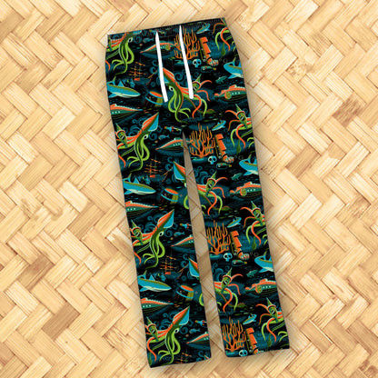 Jeff Granito's '20,000 Fears Under the Sea' Unisex Pajama Pants - Ready to Ship!