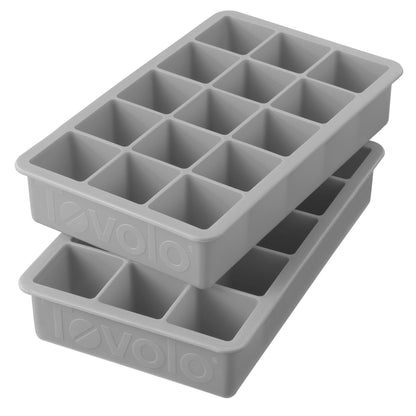 Perfect Cube Silicone Ice Molds - Set of 2