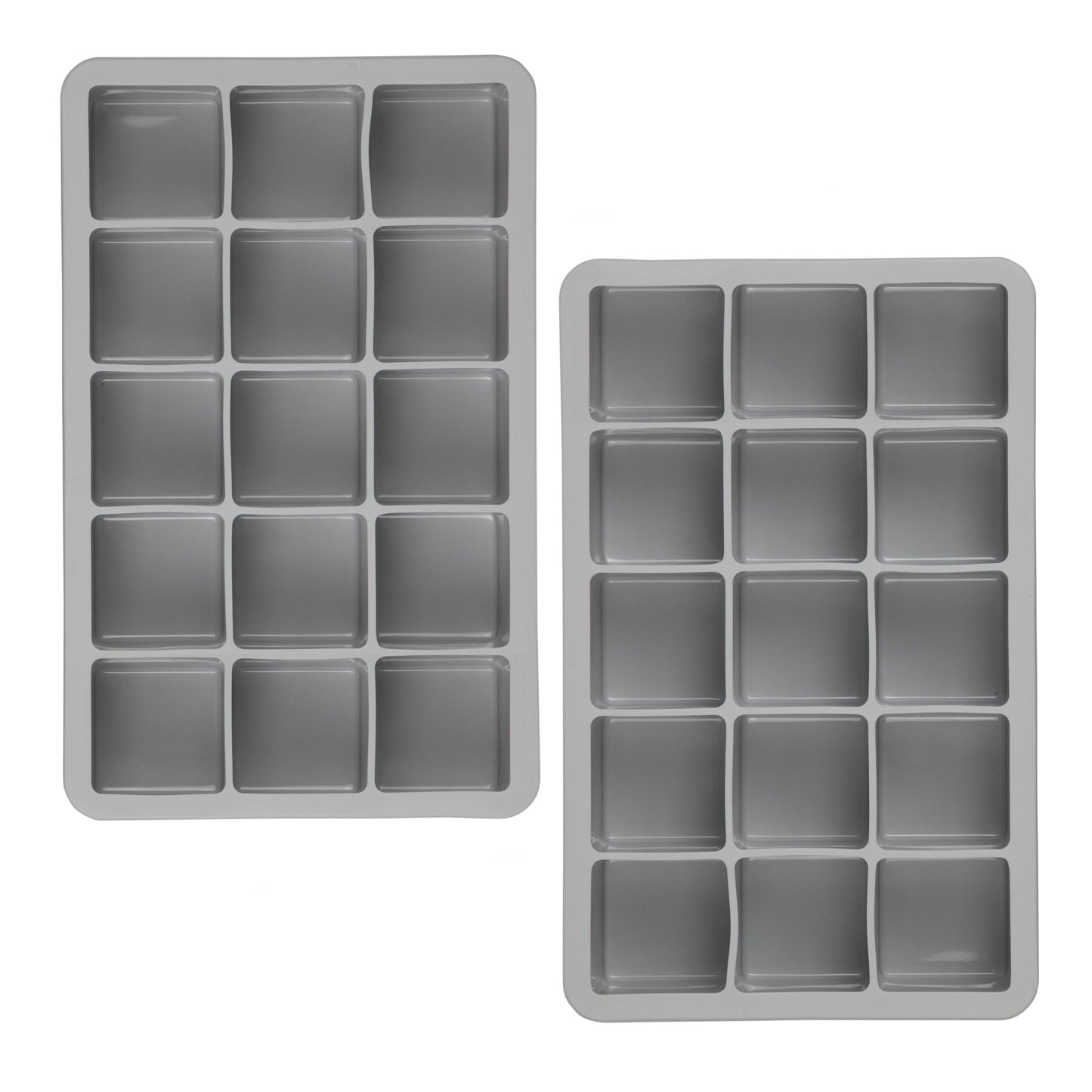 Perfect Cube Silicone Ice Molds - Set of 2