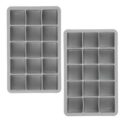 Perfect Cube Silicone Ice Molds - Set of 2