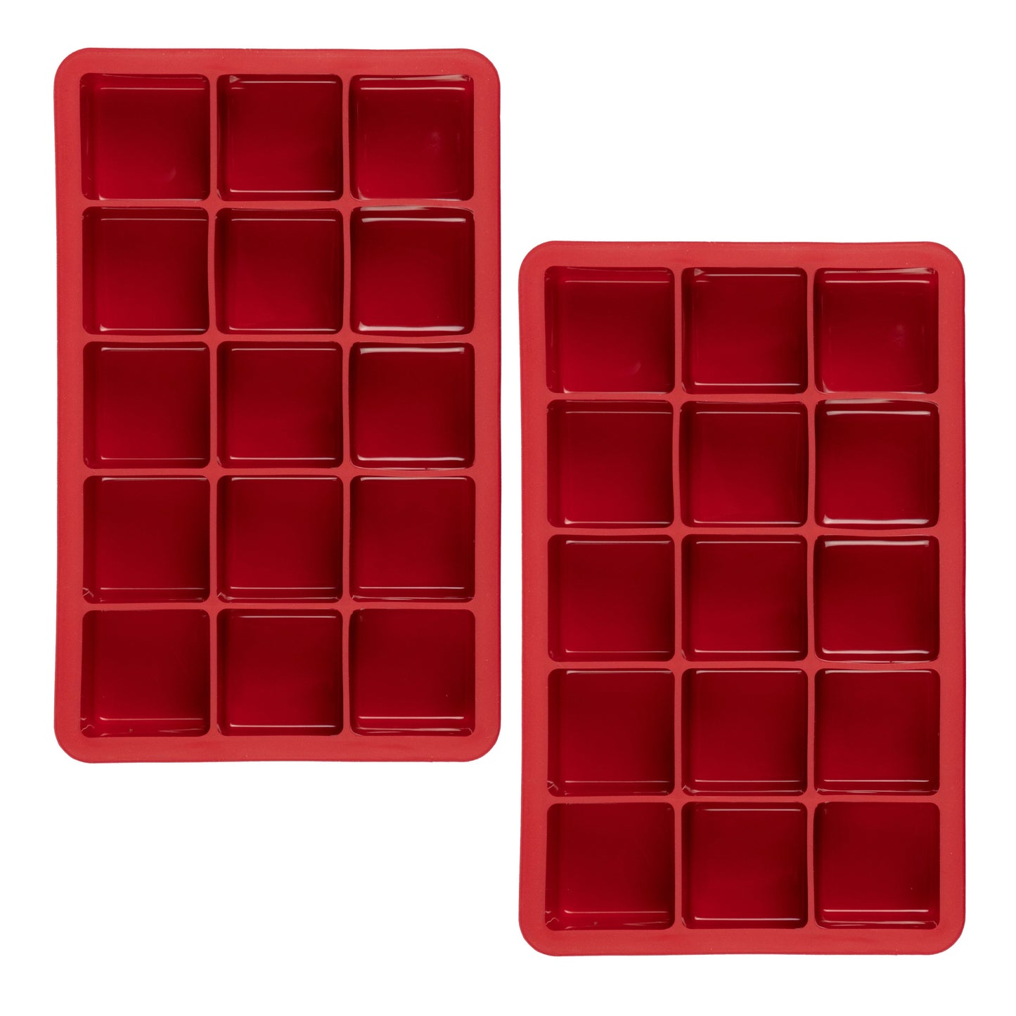 Perfect Cube Silicone Ice Molds - Set of 2