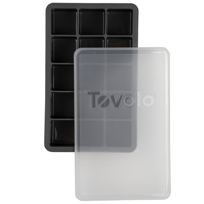 Tovolo Perfect Cube Silicone Ice Mold with Lid