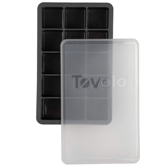 Tovolo Perfect Cube Silicone Ice Mold with Lid