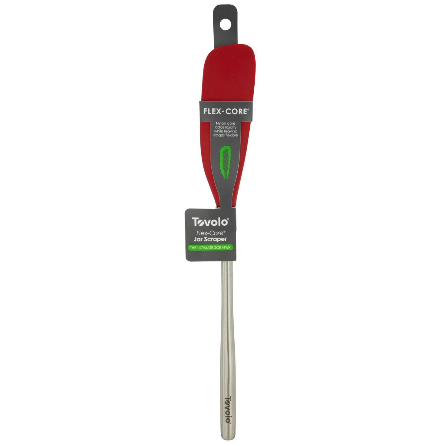 Flex-Core® Silicone and Stainless Steel Jar Scraper