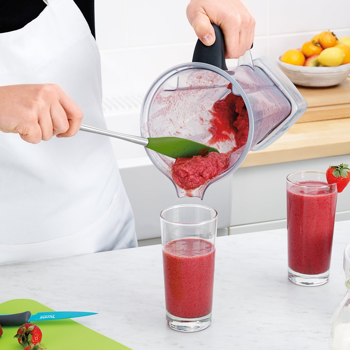 Flex-Core® Silicone and Stainless Steel Jar Scraper