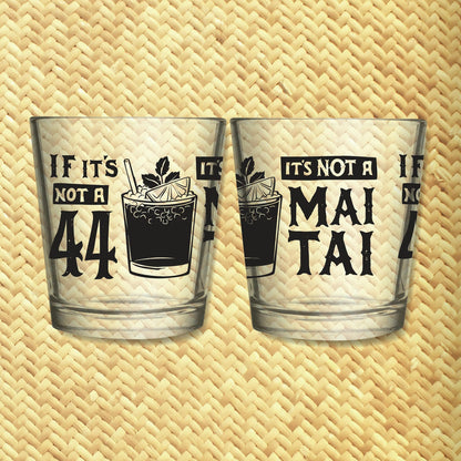Jeff Granito's '44 Mai Tai' Mai Tai Cocktail Glass (1) - Rolling Pre-Order / Ready to Ship!
