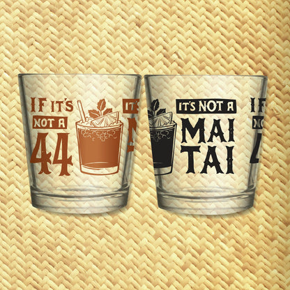 Jeff Granito's '44 Mai Tai' Mai Tai Cocktail Glass (1) - Rolling Pre-Order / Ready to Ship!