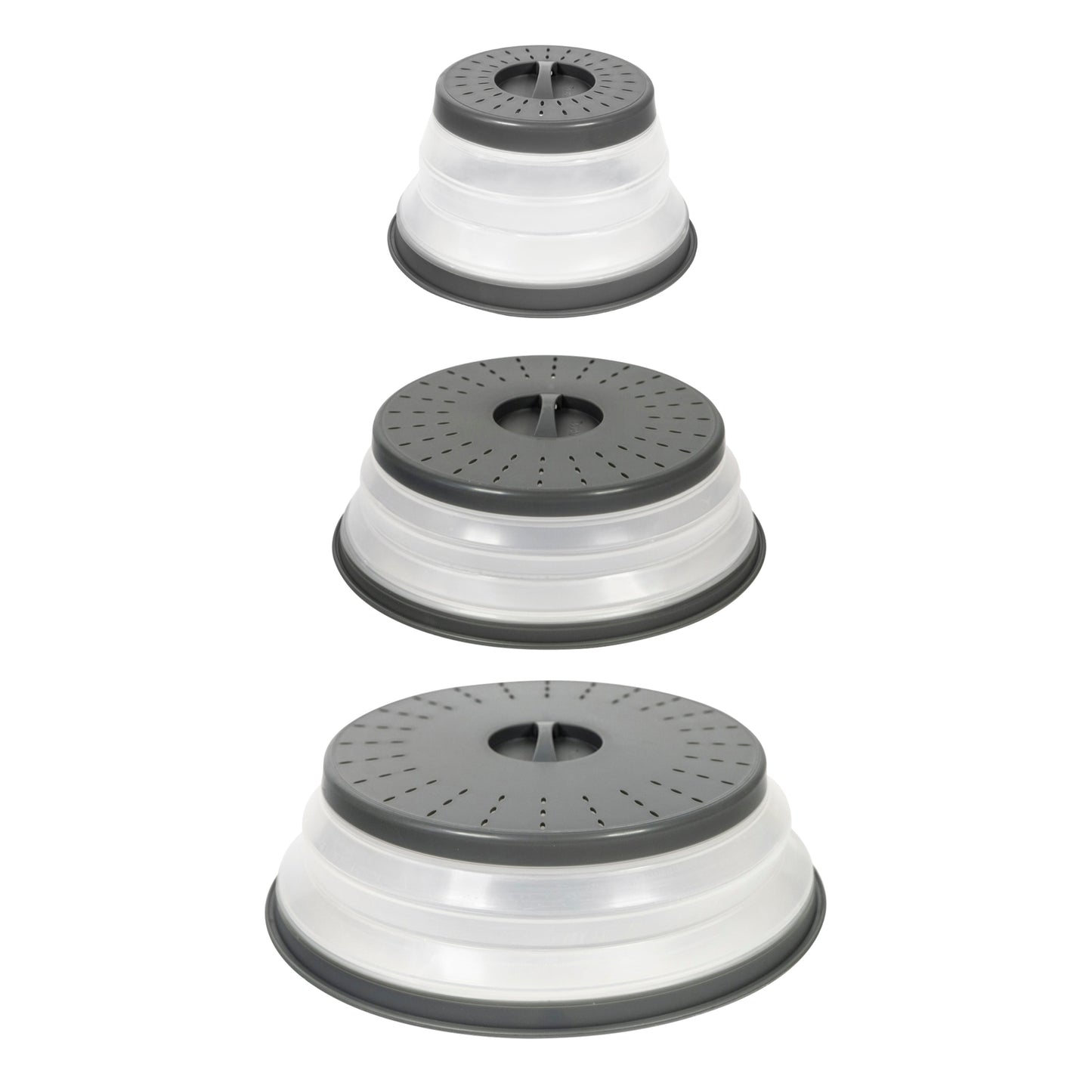 Collapsible Microwave Food Cover - Set of 3