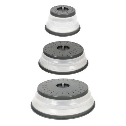 Collapsible Microwave Food Cover - Set of 3