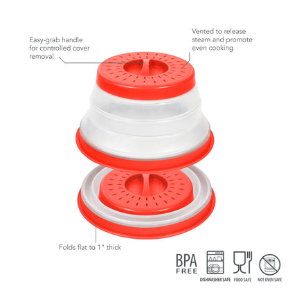 Collapsible Microwave Food Cover - Small
