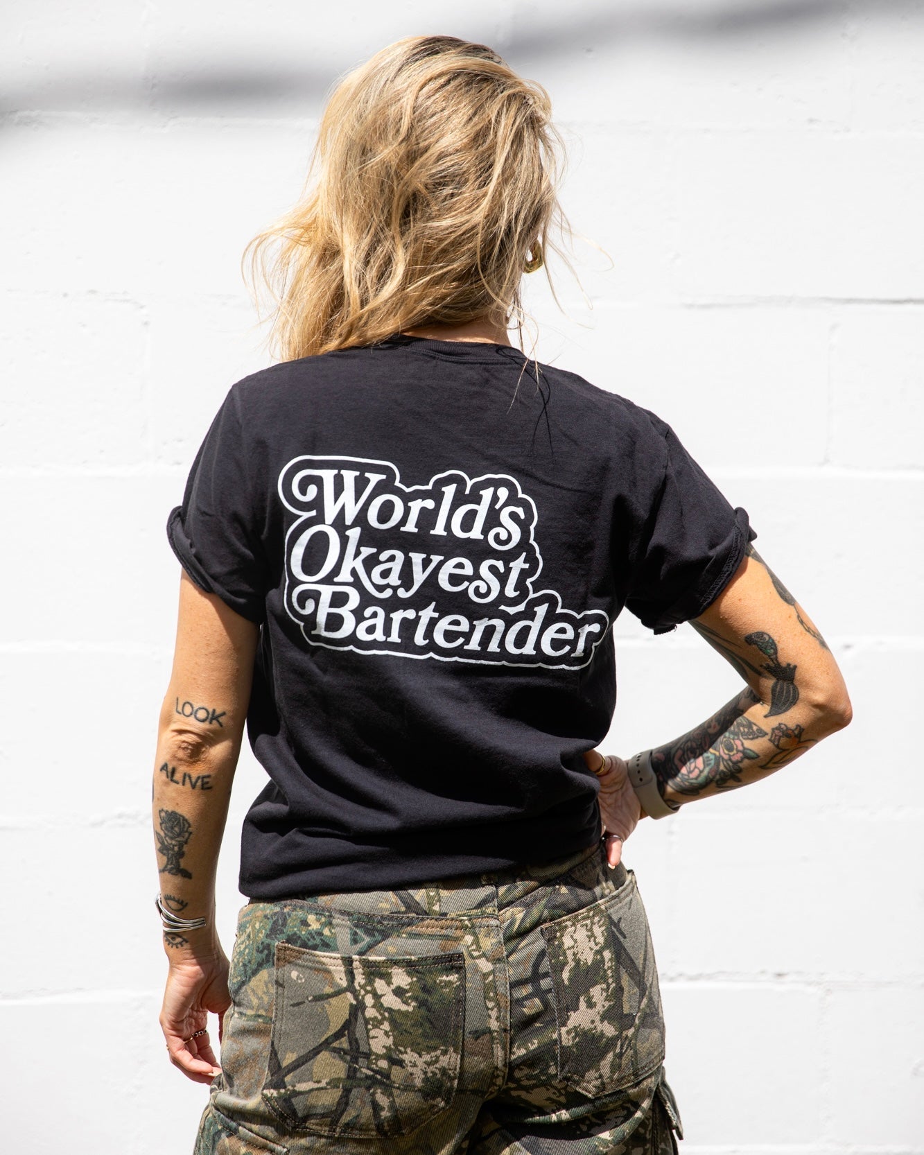 World's Okayest Bartender T-Shirt