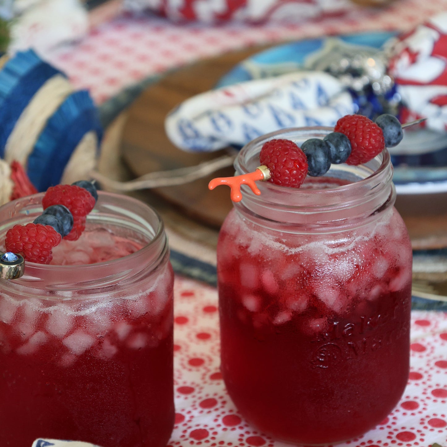 Coral cocktail picks