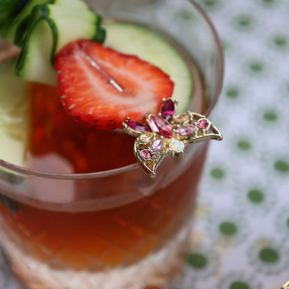 Butterfly cocktail picks