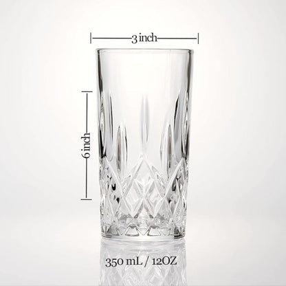 Lemonsoda - Tom Collins Drinking Glasses – Premium Water Glasses – 12oz