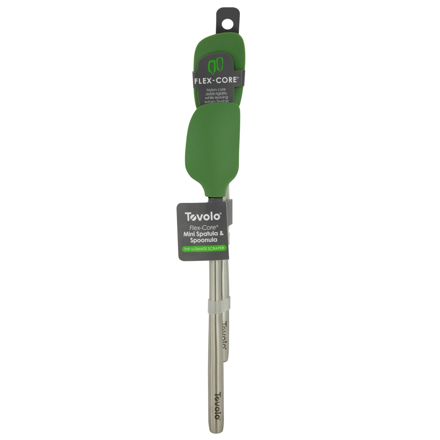 Flex-Core® Mini Spatula + Spoonula with Stainless Steel Handle