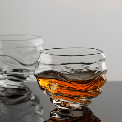 TsukiGlass Kai Japanese Crystal Whisky Glass