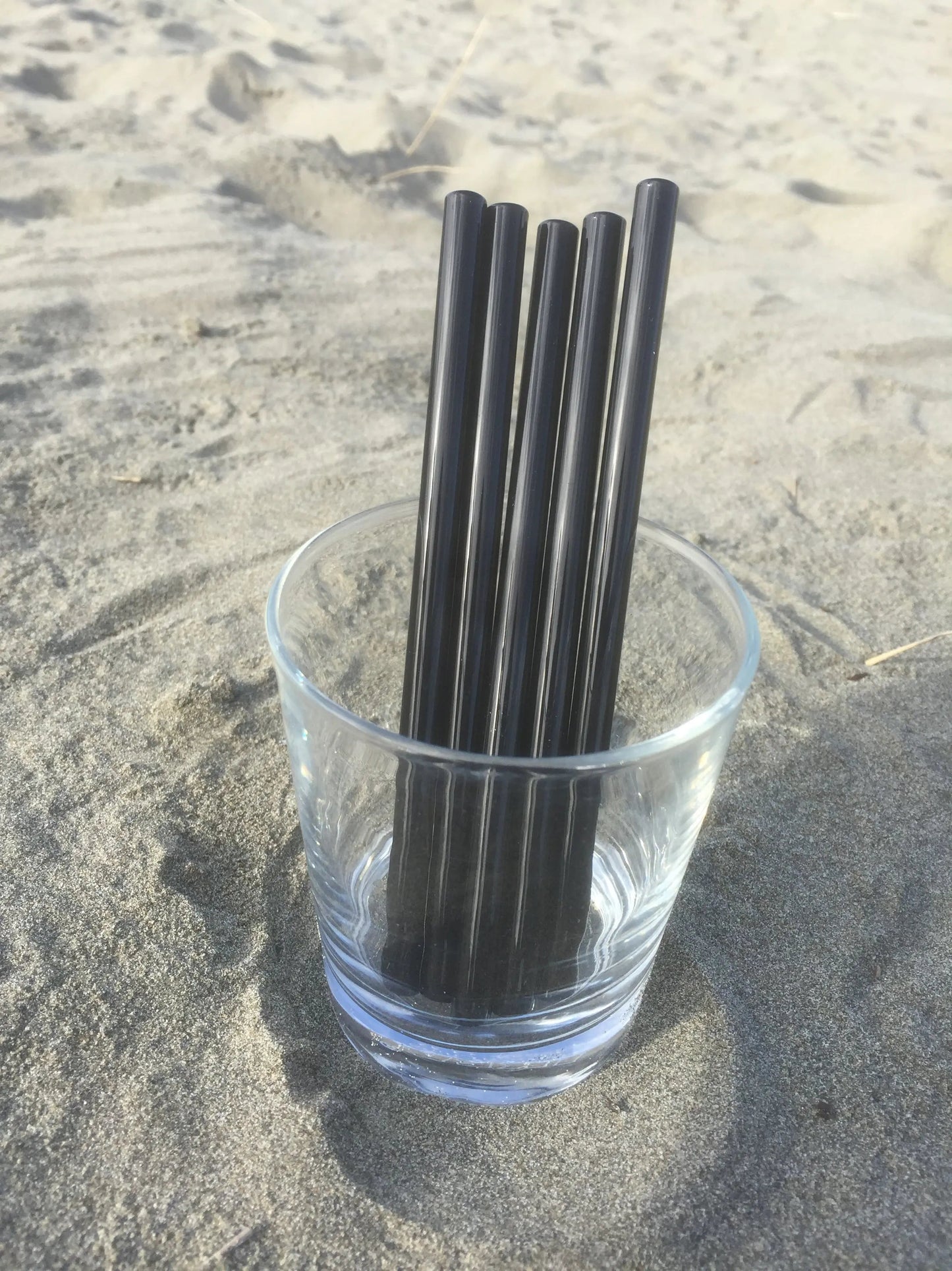 Surfside Sips Set of Five Glass Straws