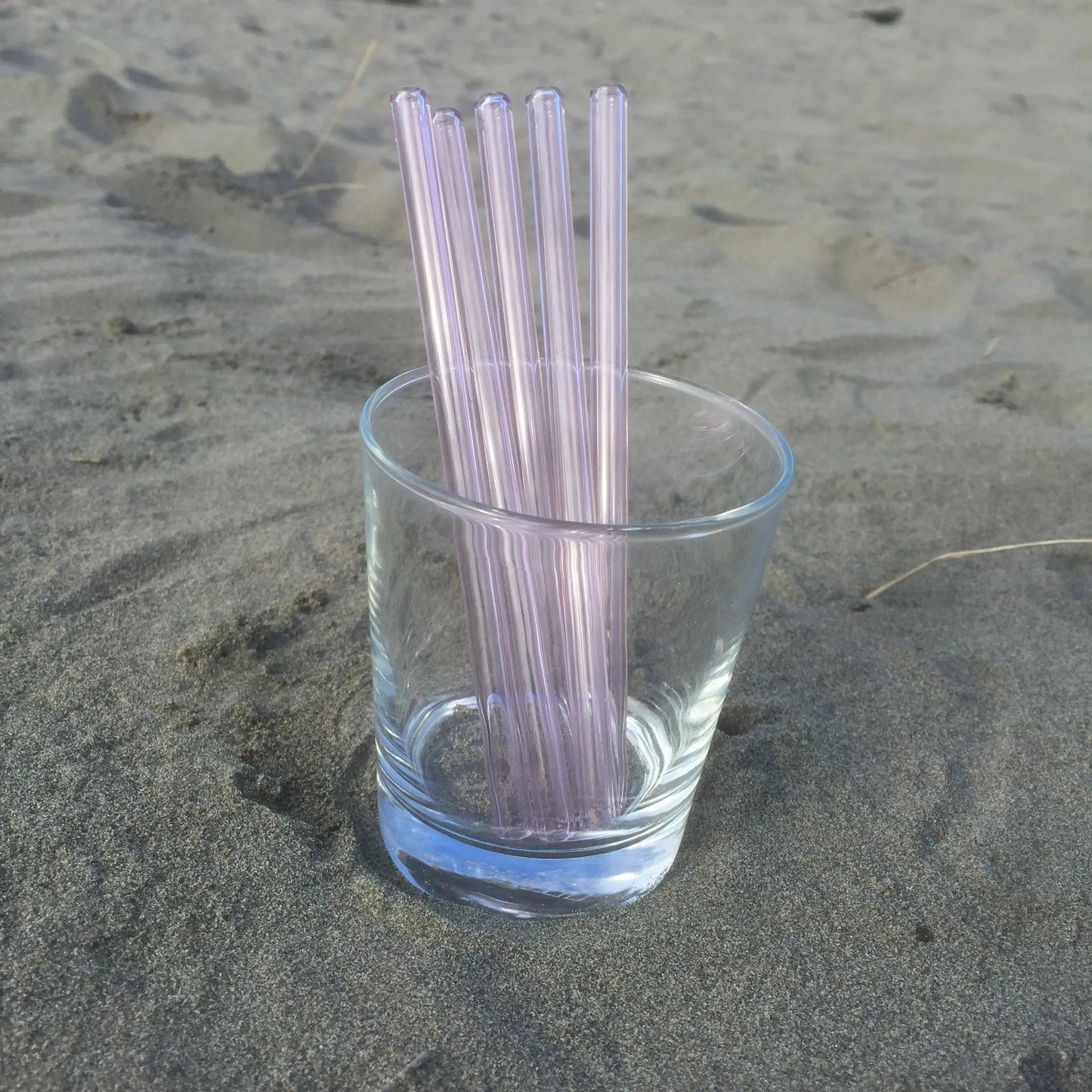 Surfside Sips Set of Five Glass Straws