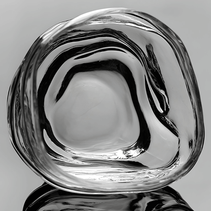 TsukiGlass Kai Japanese Crystal Whisky Glass