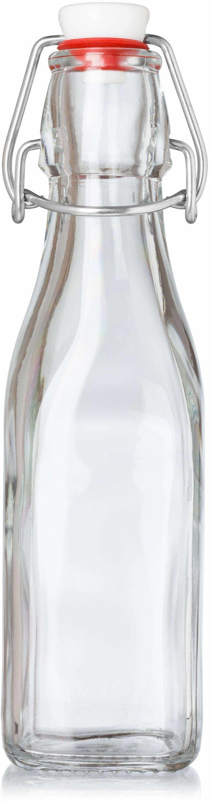 8.5 oz Swing Top Glass Bottle with Stainless Steel Wire Air Tight Leakproof Seal for Vanilla Extract